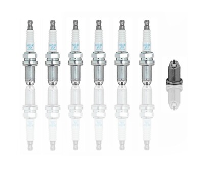 NGK BKUR6ET-10 2397 Zündkerzen Set - 4 Stück Zündkerzen 14mm Mit 3 Masseelektroden
