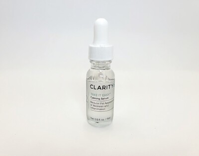 ClarityRX Take It Easy Calming Serum 0.5 fl oz/ 15 ml Full Size NEW
