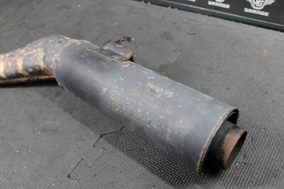 Yamaha TTR225 2001 OEM silenciador escape silenciador tubo antideslizante 5FG-14711-00-00 Foto 4 de 4