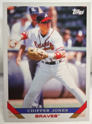 Chipper Jones 2023 Topps Throwback Thursday '93 Design #33
