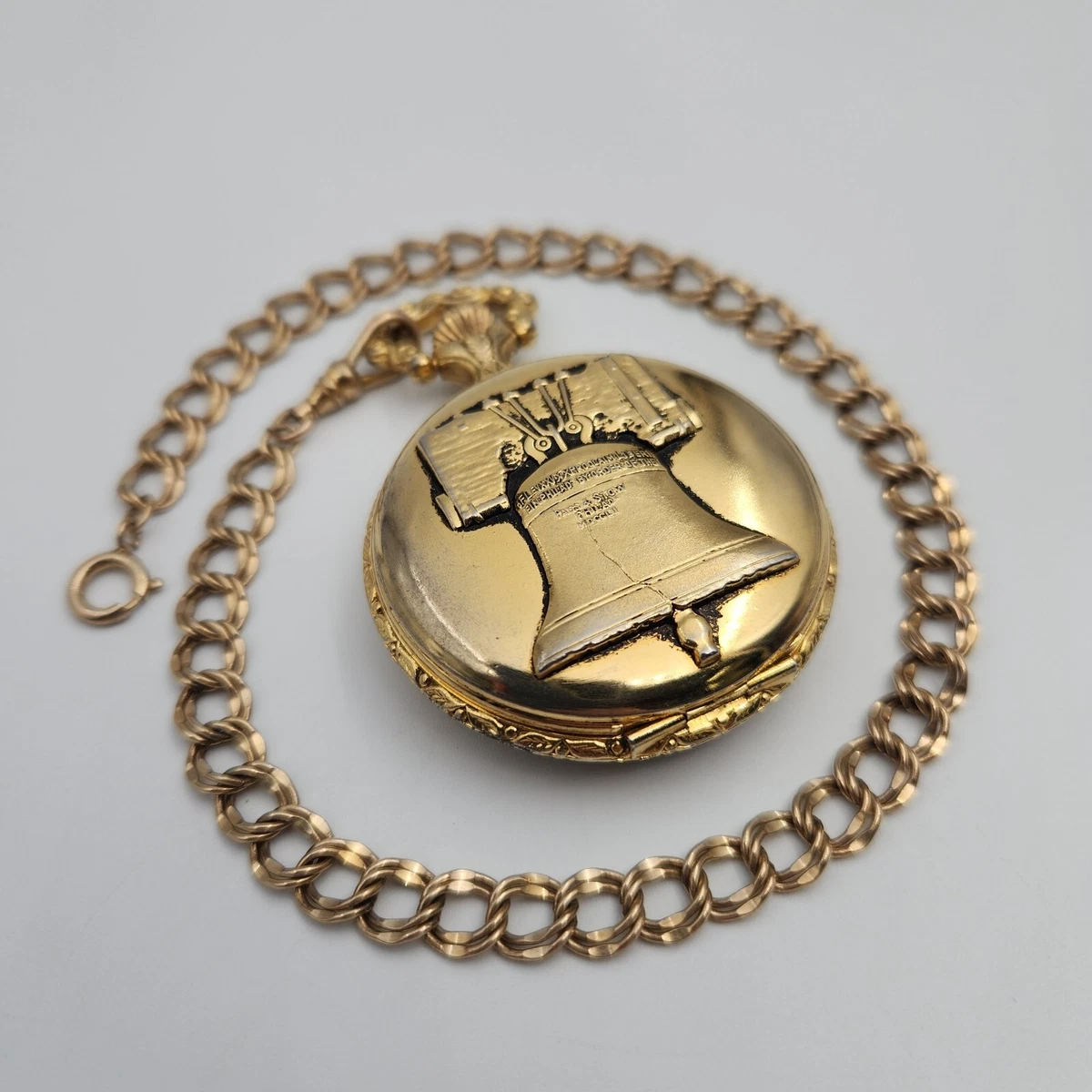 Andre rivalle pocket watch liberty bell new arrivals
