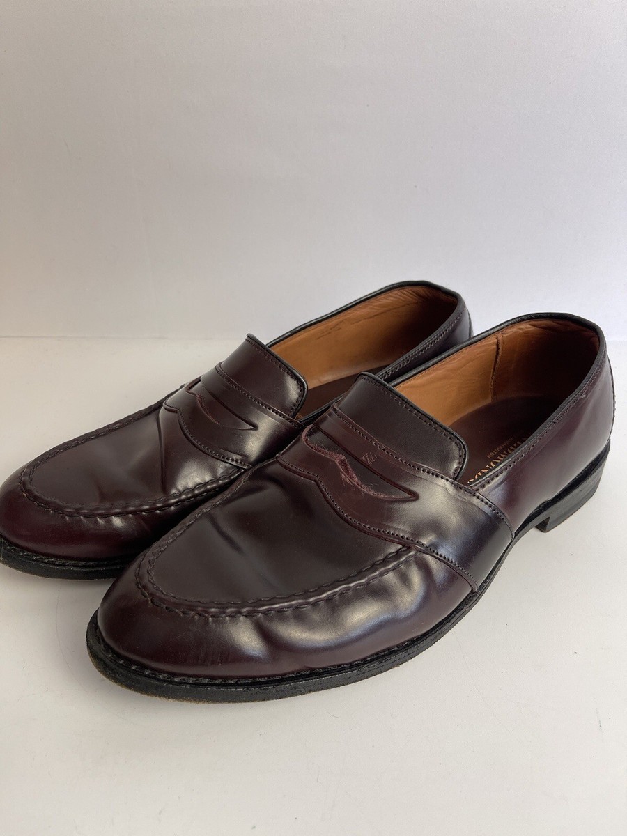 Allen Edmonds RANDOLPH Men's Burgundy Shell Cordovan Penny Allen Edmonds RANDOLPH Men's Burgundy Shell Cordovan Penny