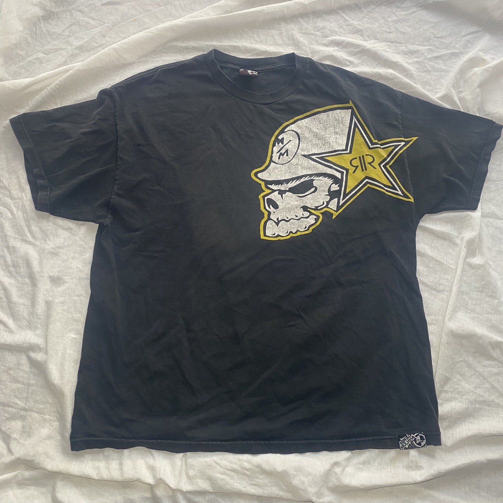 Y2K Metal Mulisha Rockstar Energy Drink Graphic Shirt… Gem