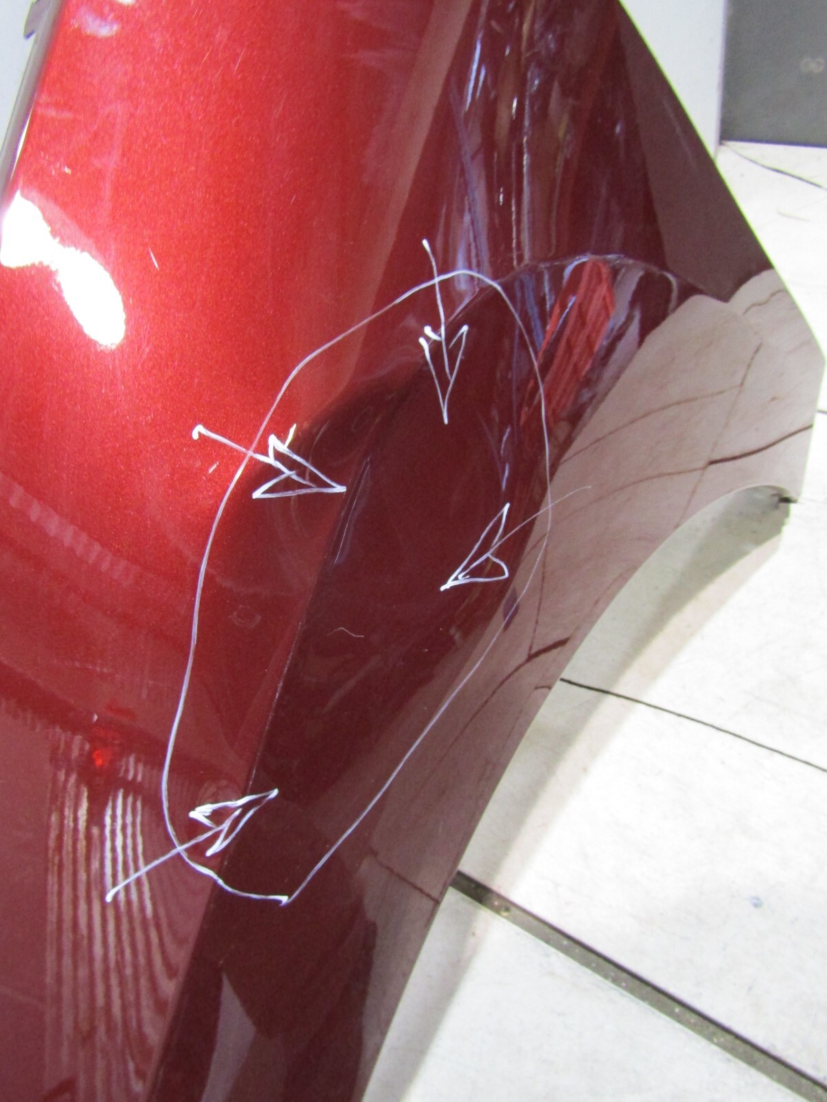 BMW LEFT PASSENGER SIDE FRONT WING GENUINE P/N 9491725 REF A0Z01 