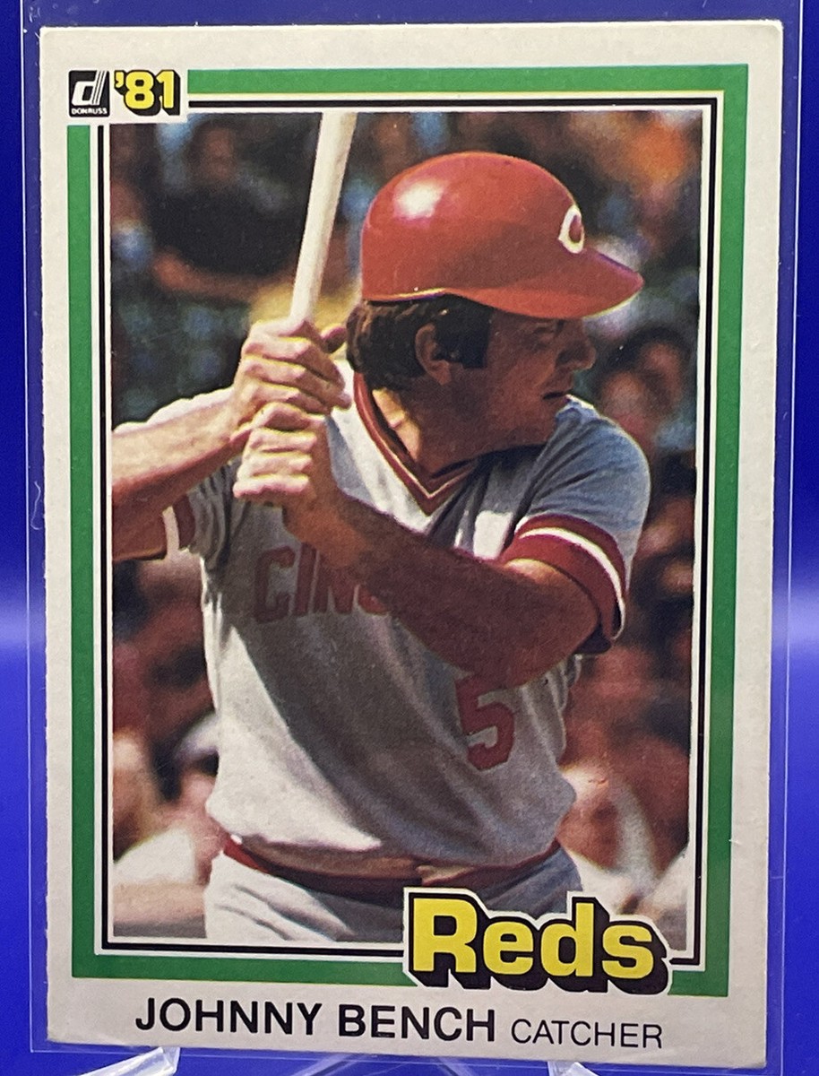 1981 Donruss Johnny Bench Baseball Card #62 Cincinnati Reds | eBay
