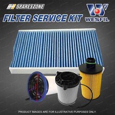Wesfil Oil Air Fuel Cabin Filter Kit for Maserati Ghibli Levante Quattroporte