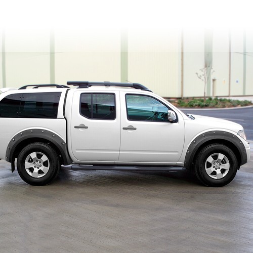 Guardabarros negro mate ensanchamiento paso de rueda para NISSAN NAVARA SE 2006-2014 - Imagen 3 de 10