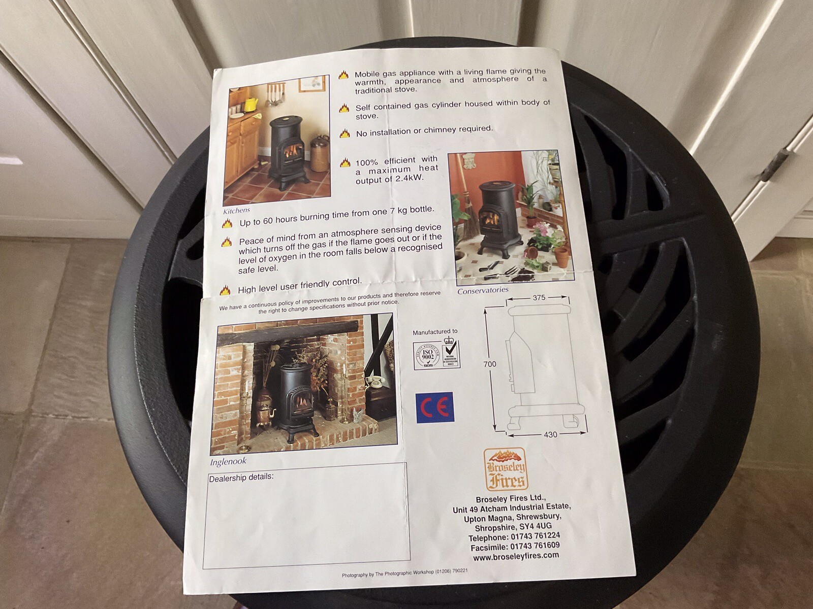 Thurcroft Gas Stove Portable Heater eBay