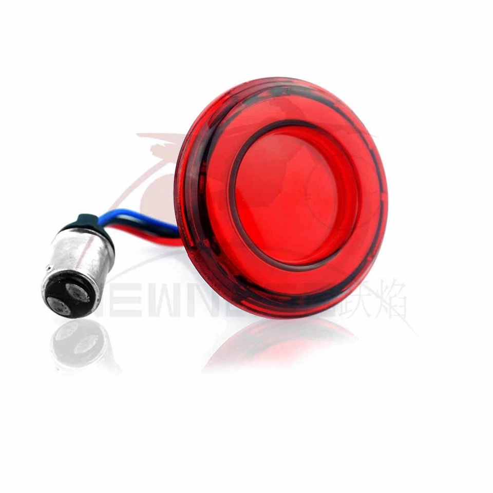 "Luz de señal de giro LED delantera bala 1157 2"" para Harley Dyna Softail Touring" Foto 4 de 4