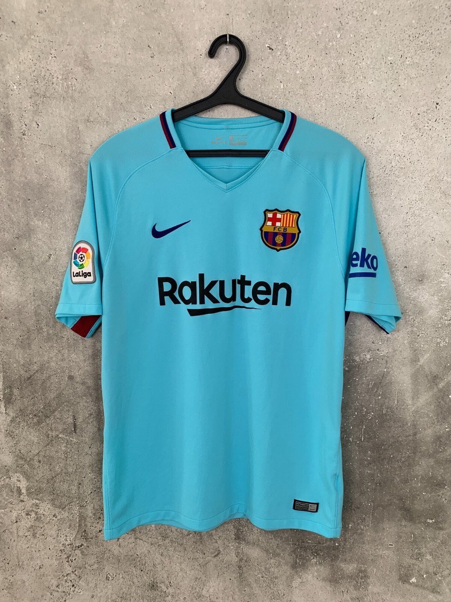 BARCELONA 2017 2018 AWAY FOOTBALL SHIRT #17 GRIEZMANN NIKE JERSEY