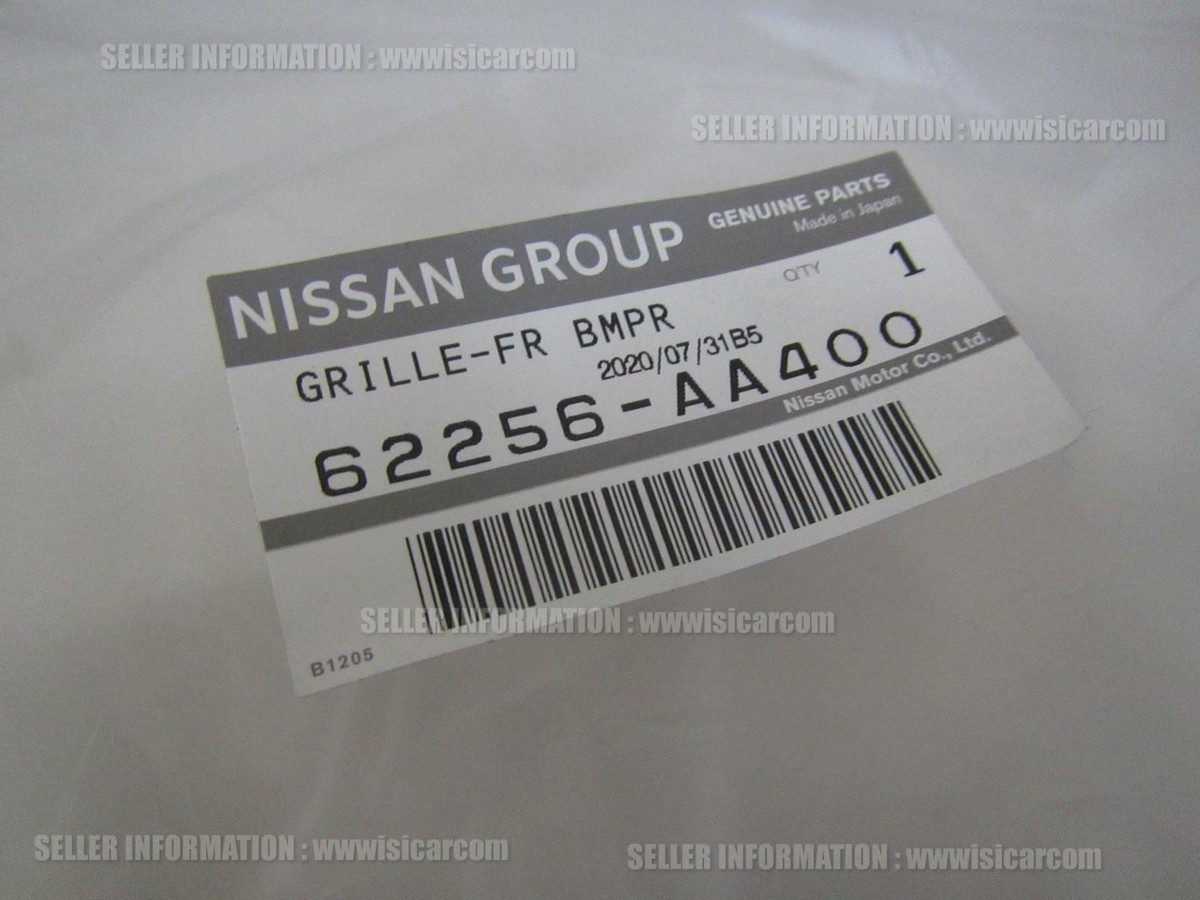 NISSAN SKYLINE GT-R BNR34 GRILLE FRONT BUMPER 62256-AA400 replace