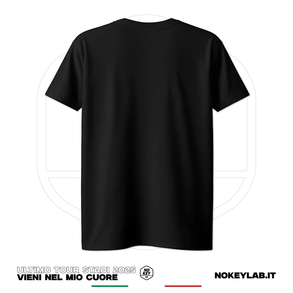 Maglietta Ultimo Vieni Nel Mio Cuore Tour 2025 Stadi | T-Shirt Concerto Musica - Imagen 4 de 4
