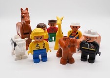 GW46af Lego Duplo 5 Menschen-Figuren und 5 Tier-Figuren