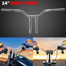 For Harley Softail 883 1200 Sportster Dyna Glide 14" MX-T Bars Handlebar 1.25''