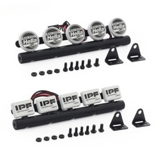 4/5/6LED Metal Roof Top Light Bar For SCX10 D90 TRX4 Wraith 1/10 RC Rock Crawler