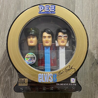 NEW 2007 Collectable ELVIS PEZ Dispenser Complete with Limited