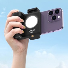 Smartphone Selfie Handheld Grip Wireless Bluetooth Handle Stabilizer Fill Light