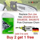 10'' Chainsaw chain For Sun Joe SWJ803E SWJ807E Pole Chainsaw 3/8"LP .050" 40DL