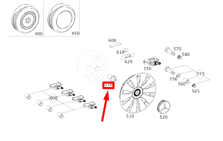 MERCEDES-BENZ CLA C117 Radkugelbundschraube A0009901707 NEU