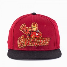 Marvel Avengers: Iron Man Snapback Flat Billed Cap  NEW with Tags 