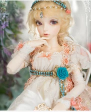 16" 1/4 BJD SD Doll Girl Free Eyes + Face Make up Minifee Figure Resin Toys Gift