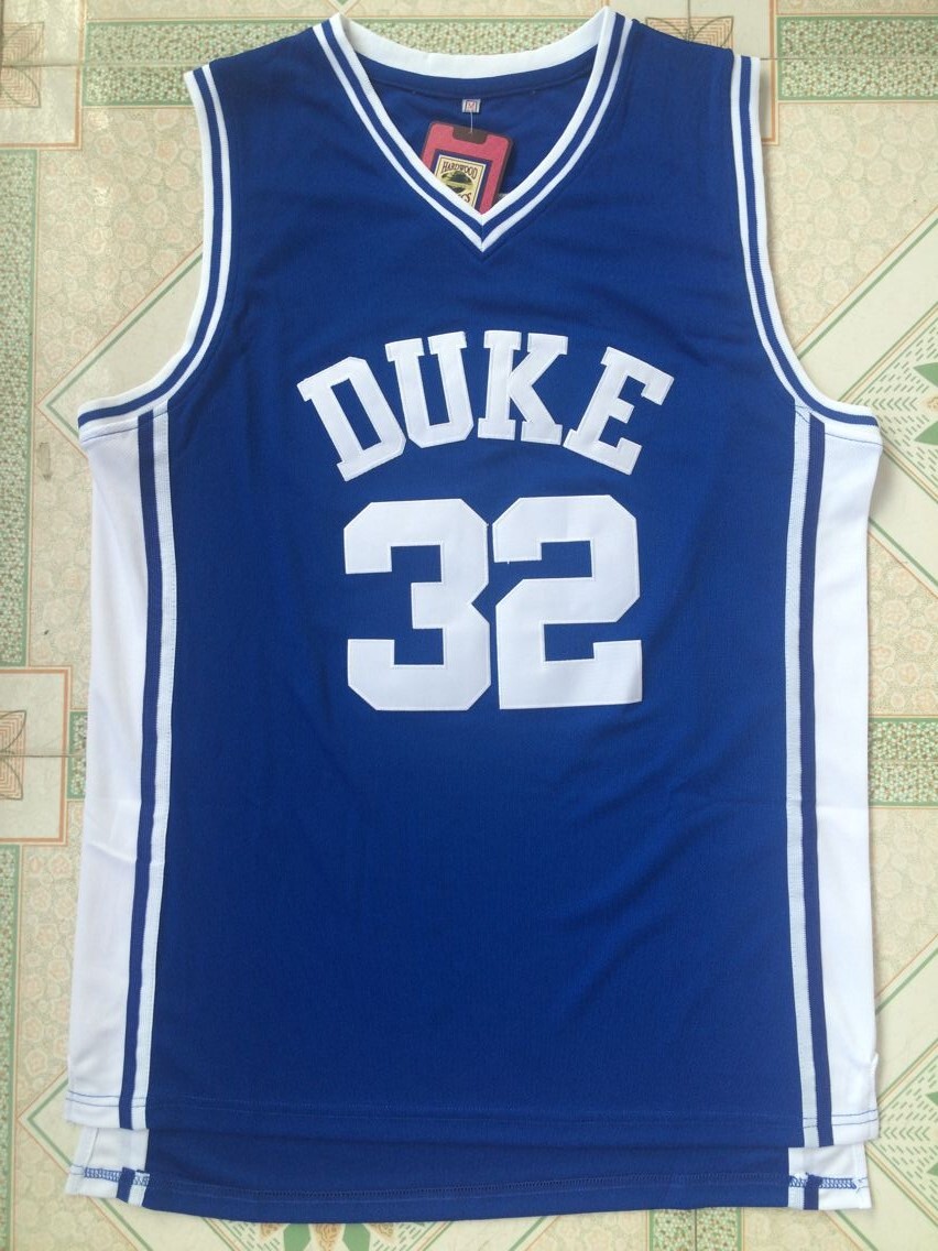 Men's Retro DUKE Christian Laettner 32 Basketball Jersey Stitched S,M