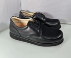 Mt. Emey Men’s Black Leather Lace Up Comfort Walking Shoes Size 11 6E EXTRA WIDE