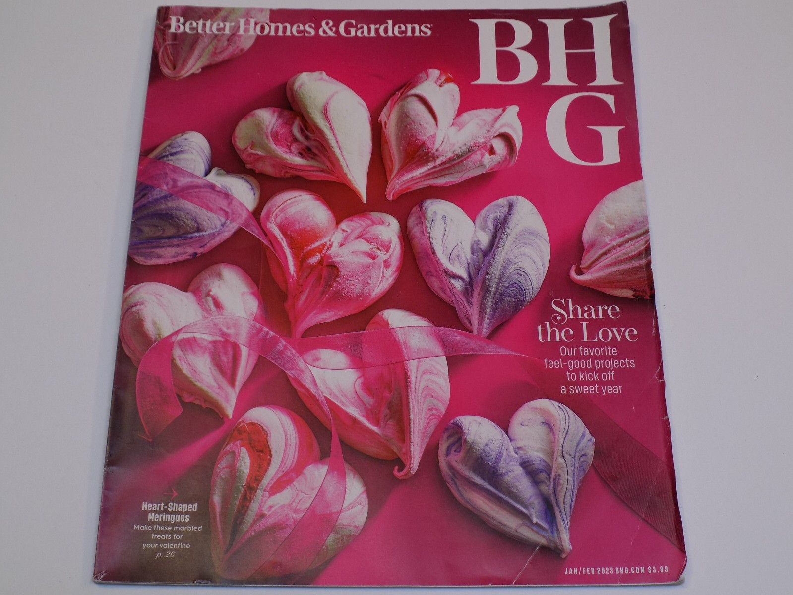 Better Homes Gardens Jan Feb 2023 Valentine Heart Meringue Recipe