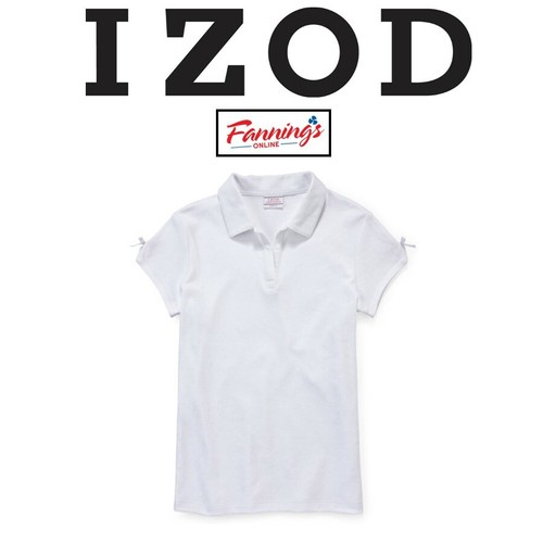 IZOD Girls Uniform Polo Short Sleeve 
