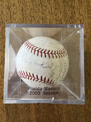 【希少】2003年フロリダ・マーリンズ ワールドシリーズ優勝 チームサインボール 2003 Florida Marlins Team Signed World Series Baseball | eBay