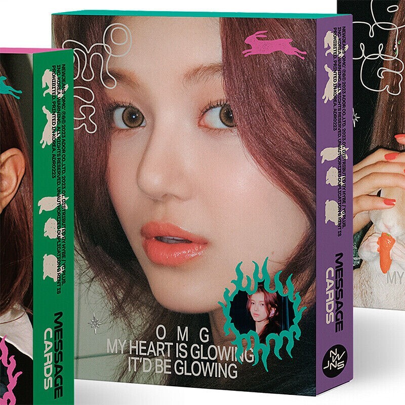 NEWJEANS [OMG] 1st Single Album MESSAGE CARD DANIELLE CD+Book+