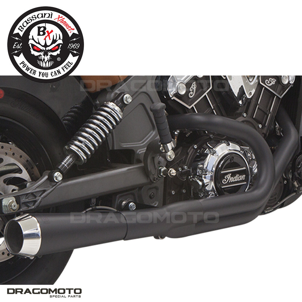 INDIAN SCOUT 69 ABS Bobber Twenty 2020-2022 Full exhaust BASSANI