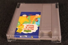 Nintendo Sesame Street Big Bird's Hide and Seek NES vintage video game cart 1990