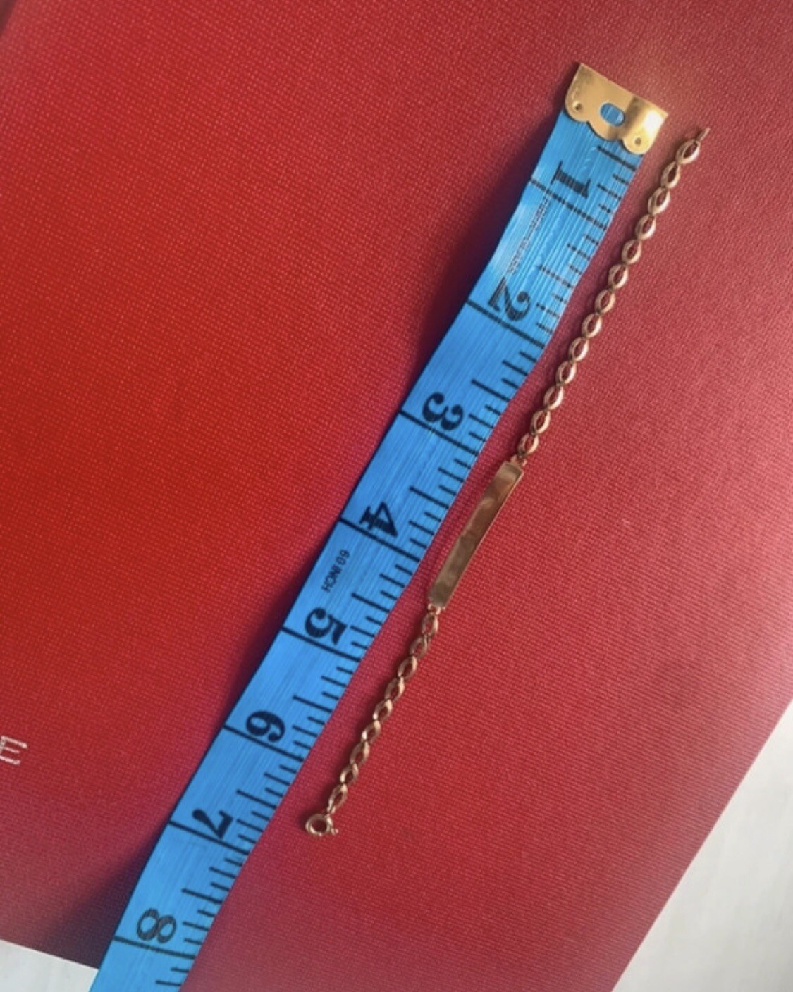 Vintage 9ct Gold Identity Bracelet eBay