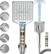 Drivse iondrops Filtered Shower Head with Handheld,High Pressure Showerhead w...