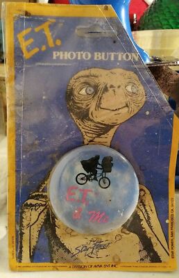 E.T. & Me Photo Button Original Packaging 