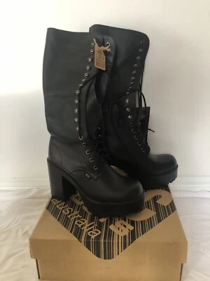 knee high lace up boots australia