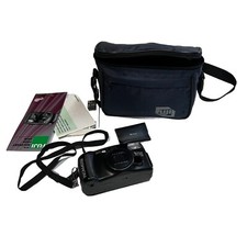 Fuji Discovery 1000 Zoom Date Point  Shoot 35mm Camera W/ Case  Paperwork