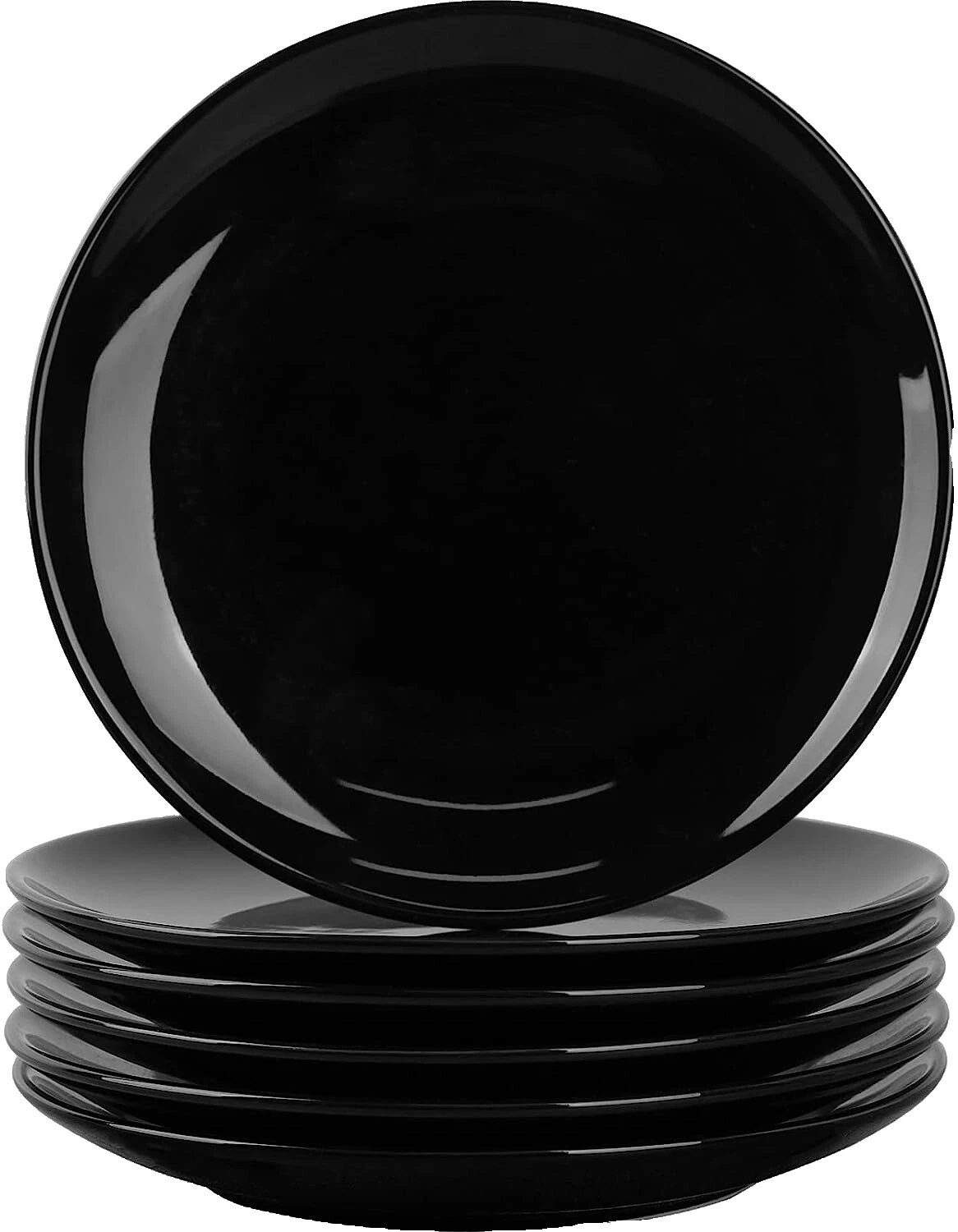 Placas De Cerâmica Preta Pratos de Jantar