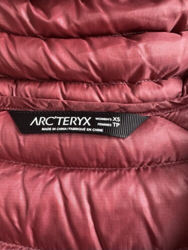 Arc'teryx Nuri Hooded Long Coat Insulated Down | Red | Women’s Size XS - Picture 7 of 11