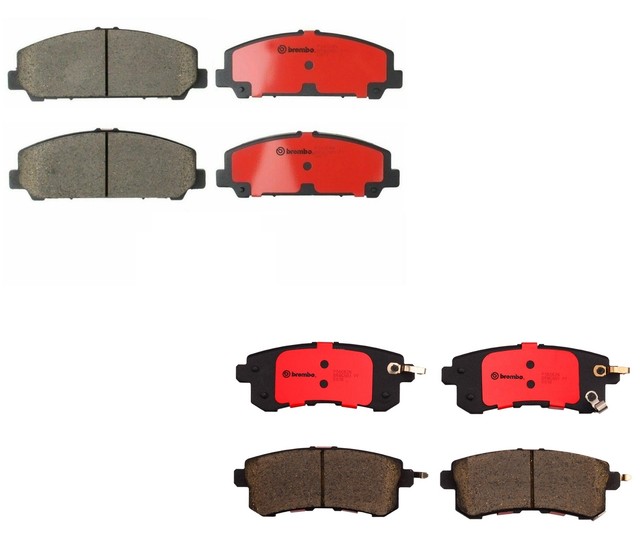 Front and Rear Brembo Brake Ceramic Pads Sets Kit for Infiniti QX56