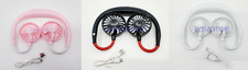 Hand Free Personal Fan USB Rechargeable Wearable Necklace Mini Sports Travel Fan
