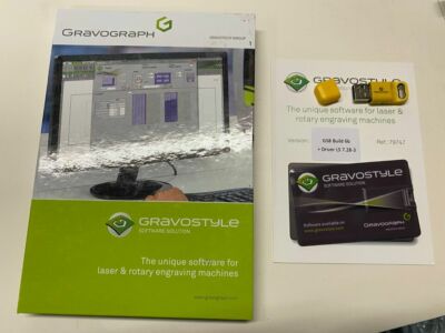 Gravostyle / Laserstyle 8 Level Industrial Gravograph / Gravotech Software NEW