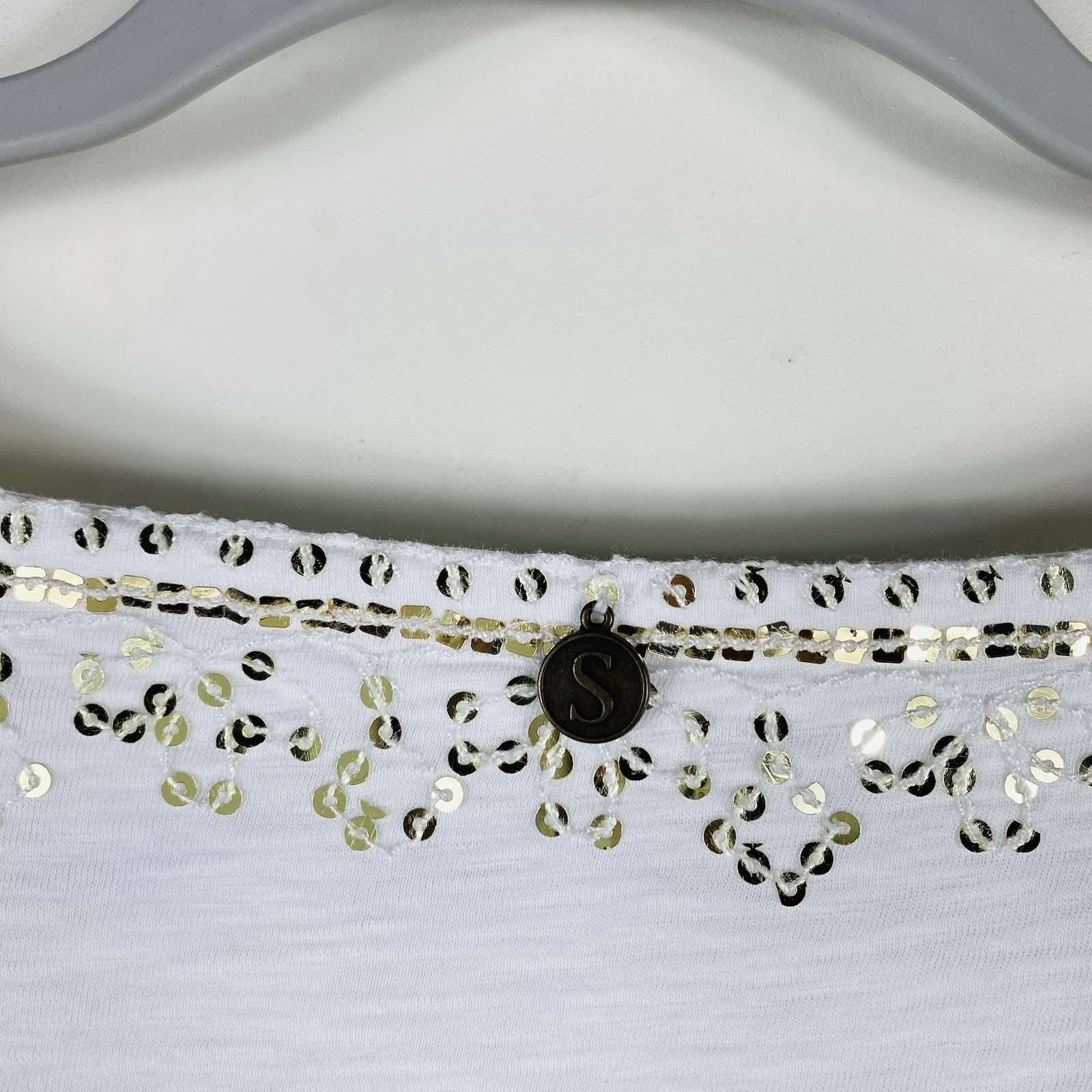 Soft Surroundings Size Small Sequin Embellished K… - image 6