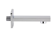 Beccuccio bagno quadrato presa acqua moderna in ottone finitura cromo