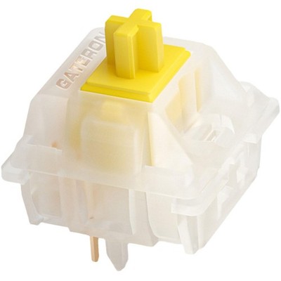 90 PCS KS3X1 Milky Yellow Pro V2 Pre Lubed 5pin Linear Keyboard Switches MX
