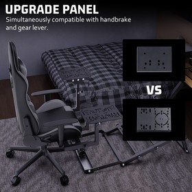 Hottoby Flight Racing Joystick Bracket with Gaming Chair and Pedal Mount