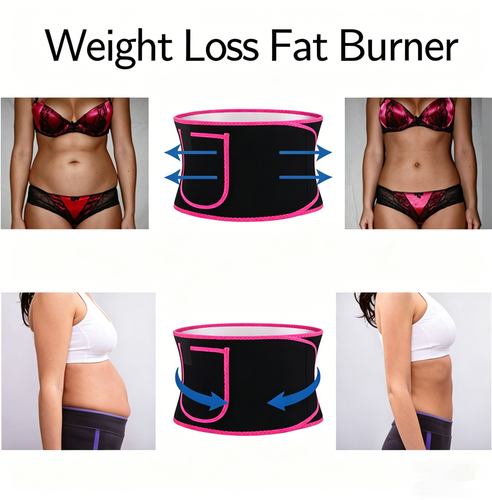 Neutral fat burning plastic belt with phone pocket, gym tools, perfect figure - 第 9/12 張圖片