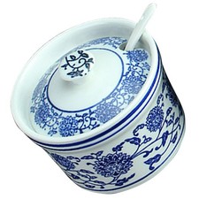  Gewürzkanister wiederverwendbares Speicherglas Keramik Lagerkanister Gewürzglas