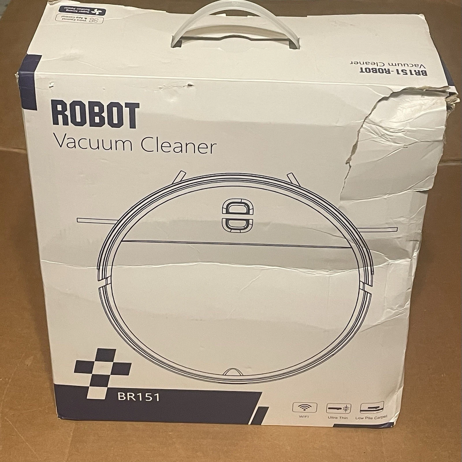 ROBOT VACUUM CLEANER MODEL BR151 NEW OPEN BOX